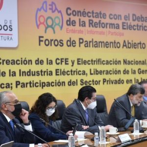Día 5 Parlamento Abierto de la Reforma Eléctrica; expertos debaten el papel y los alcances de la CFE ante la reforma eléctrica