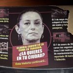 VIDEO. Encuentran propaganda contra Claudia Sheinbaum en oficinas de Sandra Cuevas