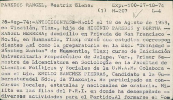 DFS espió viajes, reuniones y hasta sesiones legislativas de Beatriz Paredes