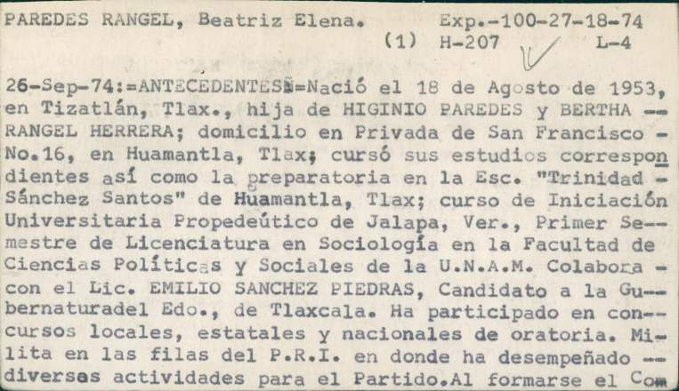 DFS espió viajes, reuniones y hasta sesiones legislativas de Beatriz Paredes