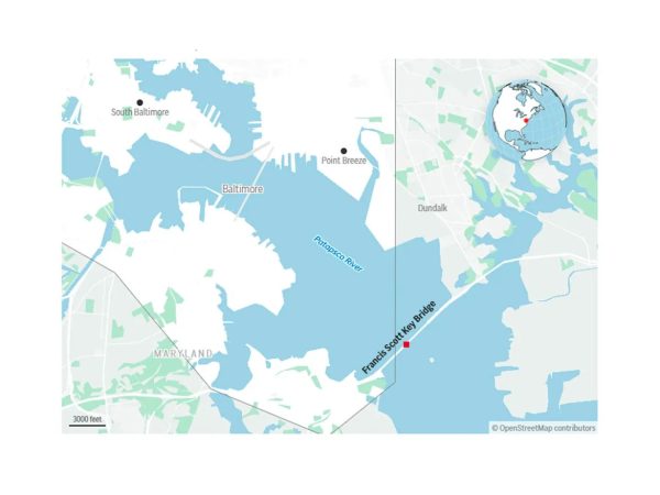 Un barco impactó contra el puente Francis Scott Key que se desplomó en Baltimore - UHN Plus