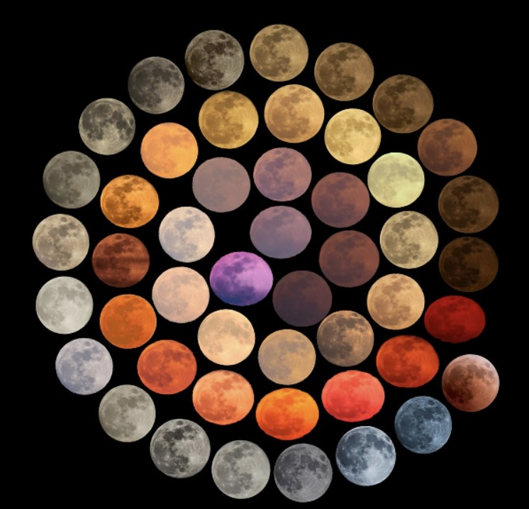 De cuántos colores podemos ver a la Luna y cuál es el verdadero - National Geographic en Español