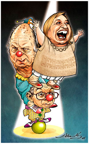 Los poderes contra la democracia