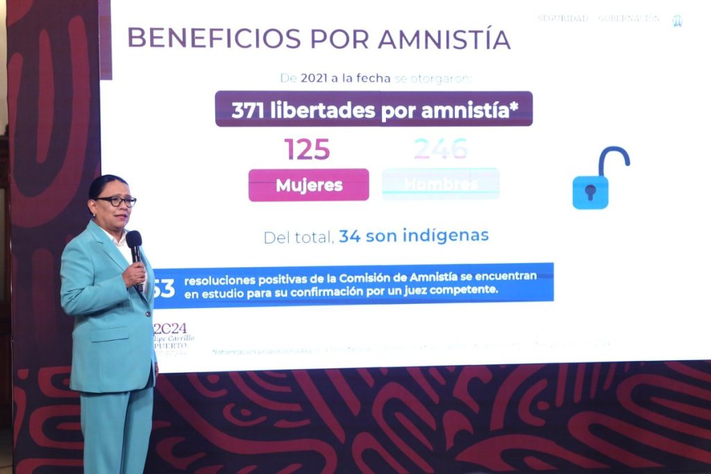 Más de 8 mil personas han obtenido su libertad anticipada: Rosa Icela Rodríguez
