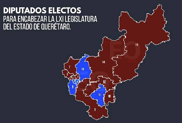 Morena se alza con mayoría de diputados del Congreso de Querétaro