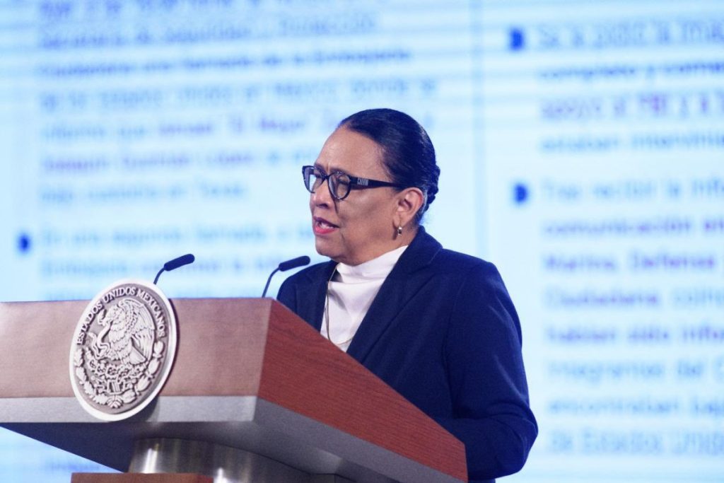 Hubo cambio de medida cautelar, pero no ha sido liberado: aclara Rosa Icela Rodríguez sobre Ovidio Guzmán