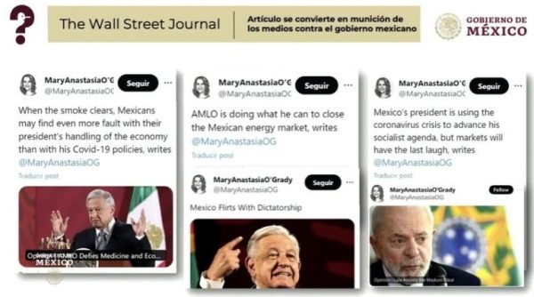 Liz Vilchis pone en su lugar a WSJ: "su columnista apoyó a Xóchitl Gálvez"