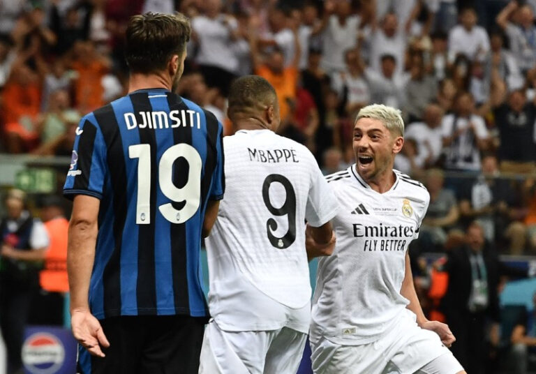 Real Madrid conquista su sexta Supercopa Europea tras vencer al Atalanta