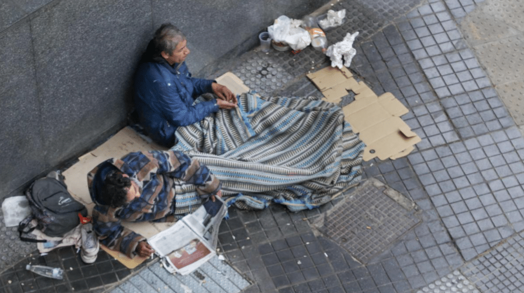 Unas 135 personas en situación de calle murieron en el país en el último año