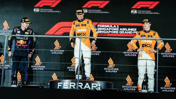 Norris gana pero Verstappen resiste en el Gran Premio de Singapur; 'Checo' Pérez termina décimo