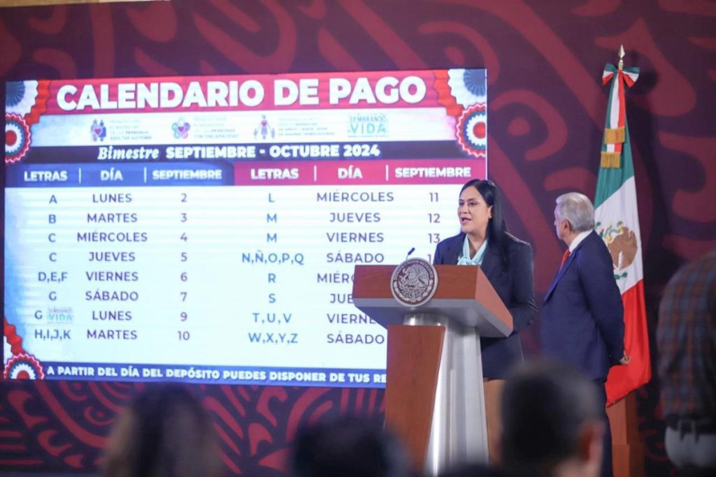 Presentan calendario de Programas para el Bienestar en septiembre-octubre