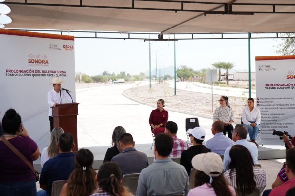 Inaugura Gobernador Durazo prolongación del bulevar Serna en beneficio de habitantes del poniente de Hermosillo | Radio Sonora