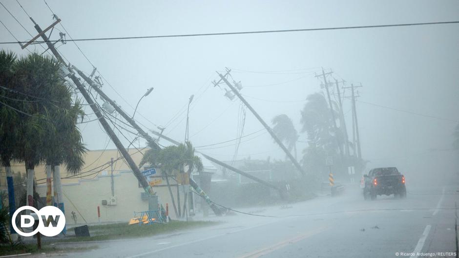 Milton toca tierra en Florida como huracán categoría 3