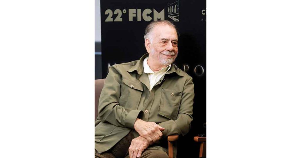 "Quiero que vean el mundo que les espera": Francis Ford Coppola
