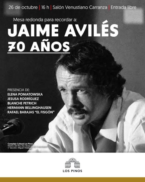 Rendirán homenaje al periodista Jaime Avilés en Los Pinos