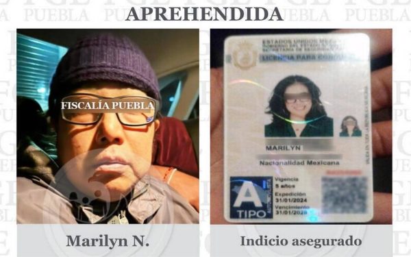 Fiscalía de Puebla detiene a Marilyn "C", quien presuntamente se hacía pasar por psiquiatra
