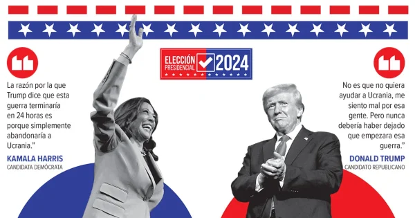 Harris promete alianzas y Trump poner a EU primero en elección presidencial