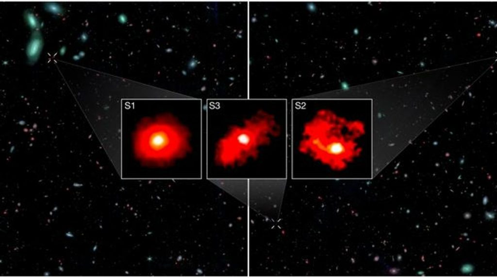 Monstruos rojos: Las tres galaxias que hacen que nos cuestionemos lo conocido