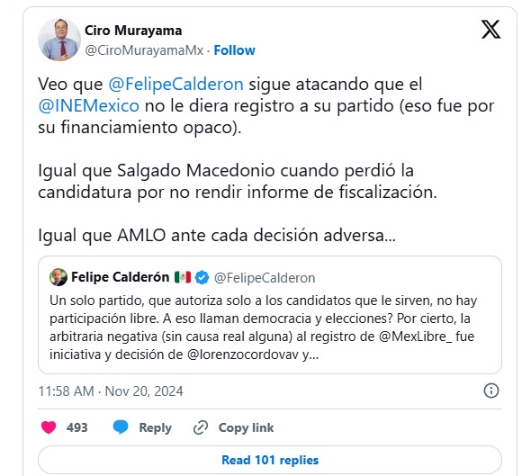 #NoEsBroma|| Pelean Calderón, Lorenzo y Murayama… por México Libre