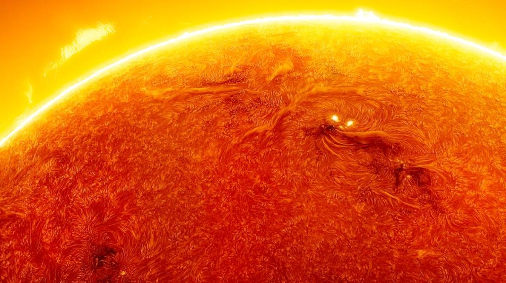 Plasma inquieto y manchas revelan el enorme momento que atraviesa el Sol