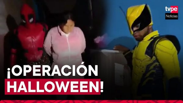 Policías se disfrazan de superhéroes para atrapar a delincuentes en pleno Halloween