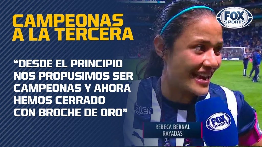 Rebeca Bernal, la jugadora histórica de la Liga MX Femenil que alcanzó su cuarto título con Rayadas