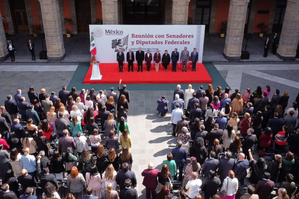 Se reúne el GPPT con la Presidenta de la República; se busca fortalecer el segundo piso de la 4T