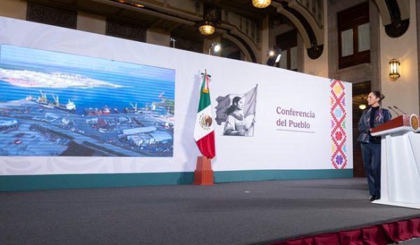 Anuncia Claudia inversión de 32 mil 800 millones para modernizar puertos estratégicos
