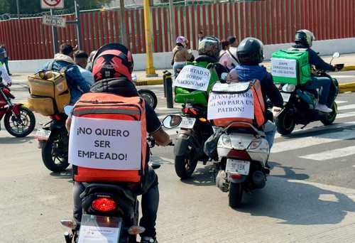 Aprueba Senado otorgar seguridad social a los trabajadores de apps