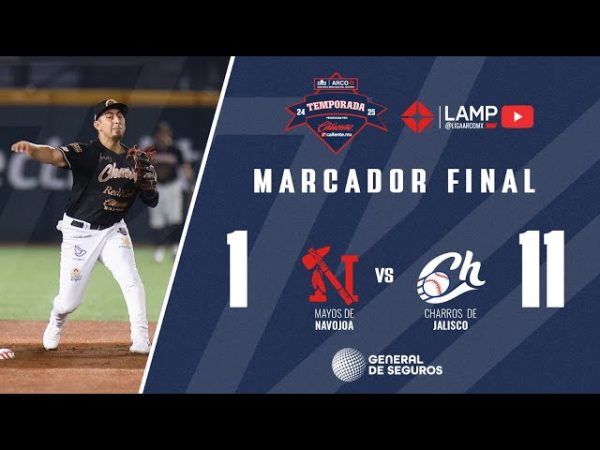 Charros de Jalisco, nuevo líder en la LMP; así va el standing en el Pacífico