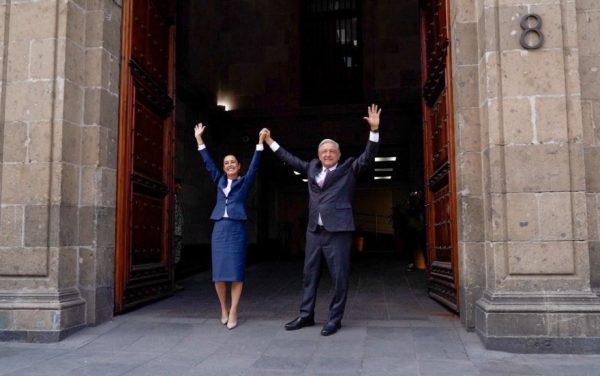 La presidenta Sheinbaum ya vive en Palacio Nacional
