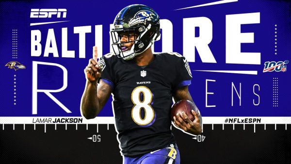 Los Ravens vencen a los Texans de la mano de Lamar Jackson que rompió un nuevo récord en la NFL