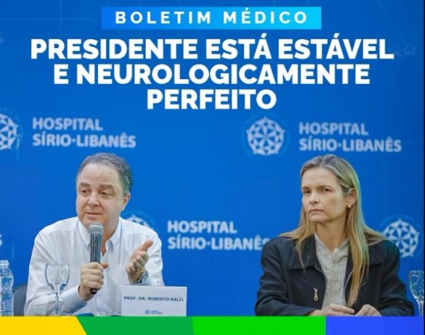 Lula da Silva, estable y neurológicamente perfecto