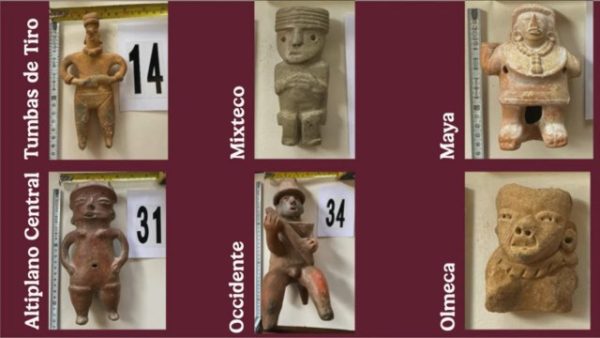 México recupera 101 piezas arqueológicas en coordinación con el gobierno de Italia