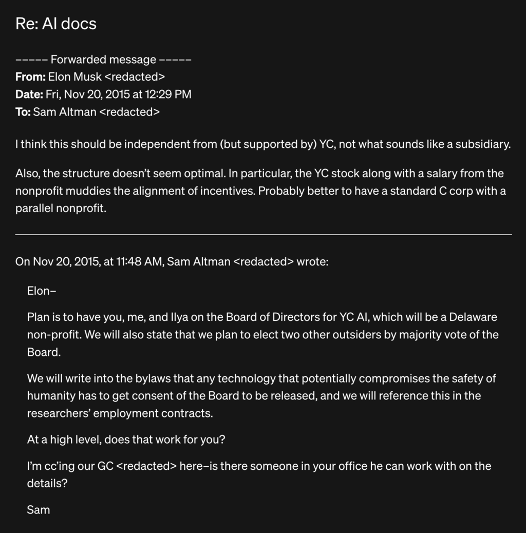 OpenAI da un golpe táctico para desactivar la demanda de Elon Musk: publica mensajes internos del multimillonario