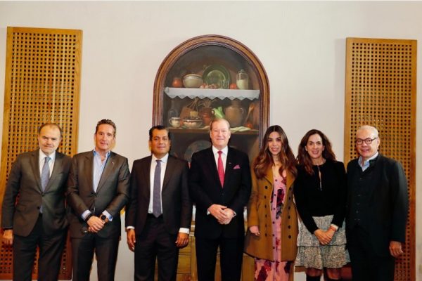 Reunión entre banqueros y el presidente de la Mesa Directiva de la Cámara de Diputados