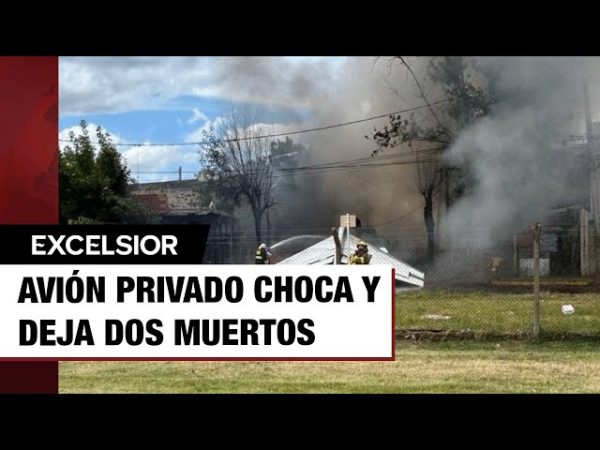 Se desploma avión en zona comercial de Brasil; al menos 9 muertos