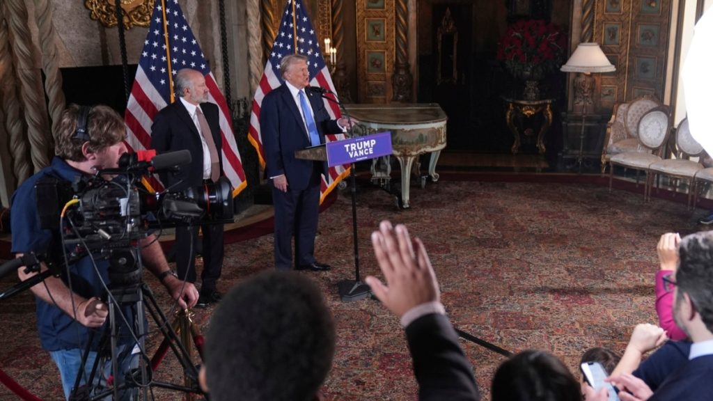 Trump ofrece conferencia de prensa: habla de Venezuela, el muro, vacunas y TikTok