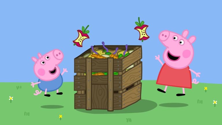 Vacaciones 2025: Enseña a los niños a compostar con este capítulo imperdible de Peppa Pig