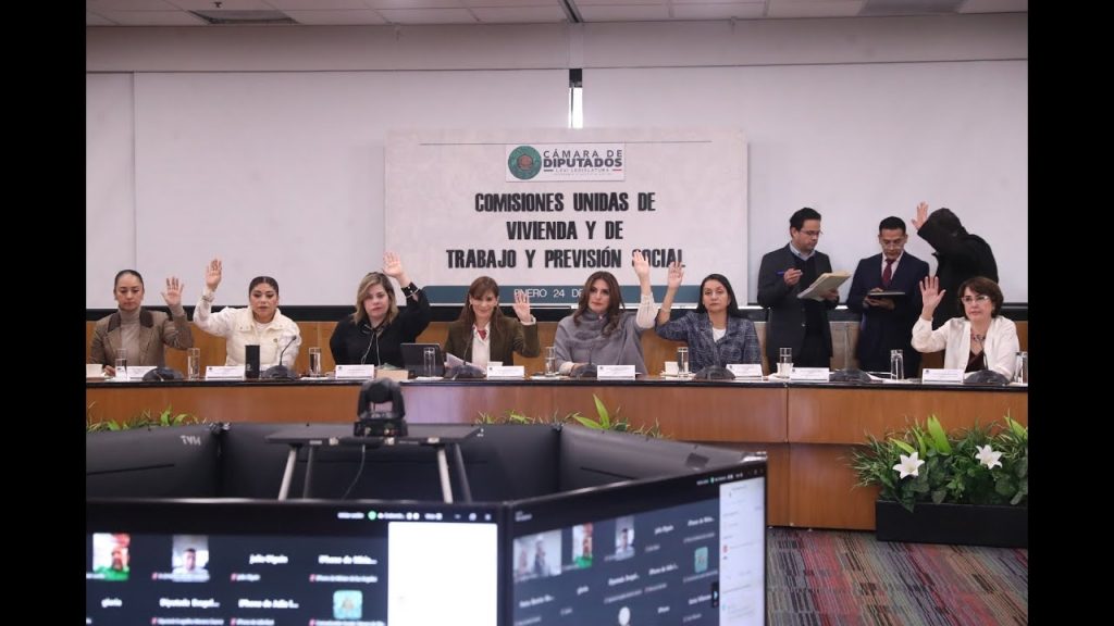 Comisiones unidas aprueban, con cambios, dictamen que reforma las leyes del Infonavit y Federal del Trabajo