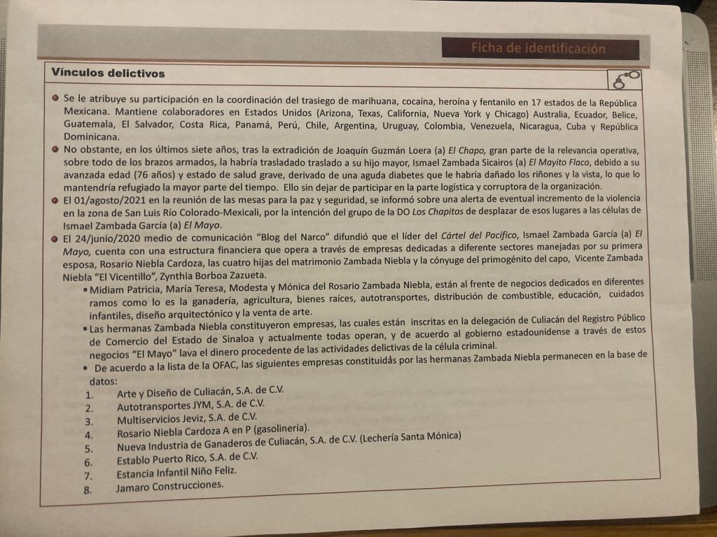 El imperio criminal del ‘Mayo’ Zambada