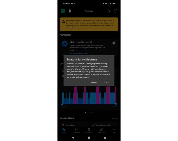 El triángulo de los relojes Garmin es un peligroso fallo que puede bloquear el reloj. Hay una solución