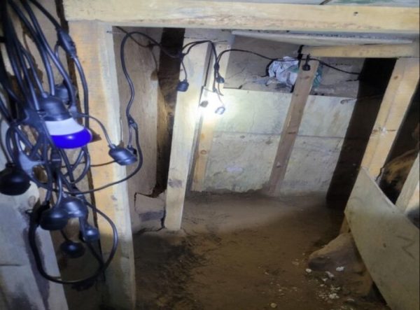 Hallan narcotúnel de 40 metros en río Bravo para cruce de migrantes y droga (FOTOS)