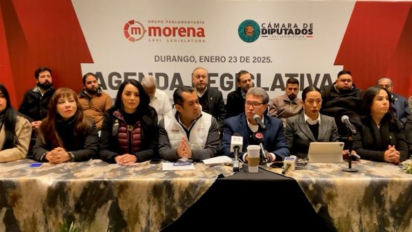 Morena, PT, PVEM y MC acuerdan respaldar a la Presidenta de la República: Ricardo Monreal