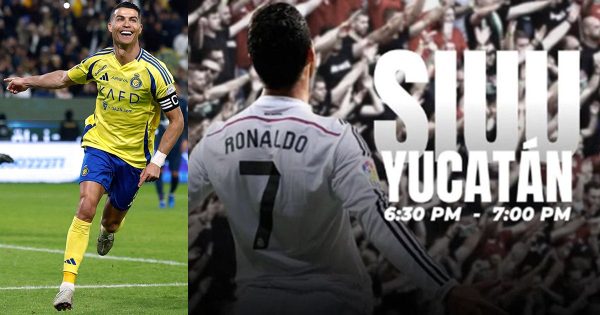 ¡Siuu! En Yucatán convocan a festejo masivo por Cristiano Ronaldo