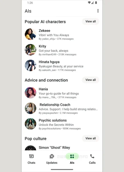 WhatsApp cambia y tendrá aún más inteligencia artificial. Permitirá hacer tus propios chatbots y habrá cambios en la interfaz