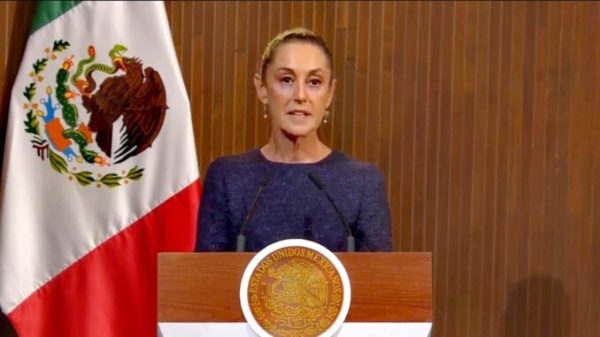 «Jamás permitiremos que violen nuestra soberanía»: Claudia Sheinbaum en el 108 aniversario de la Constitución en Querétaro.