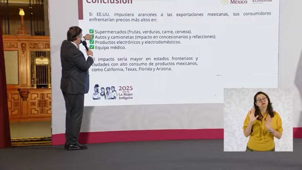 Marcelo Ebrard advierte posible impacto de aranceles a familias y economía de EE. UU.