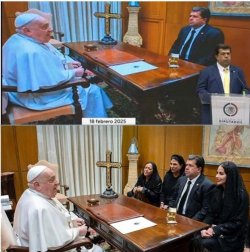 #NoEsBroma || Pedro Haces photoshop en foto con el Papa