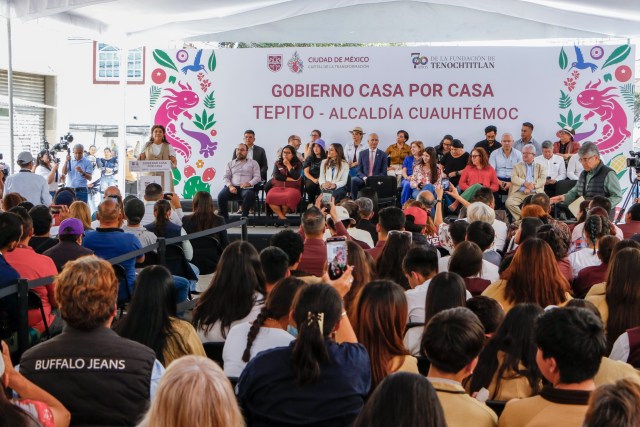 Clara Brugada anuncia creación de escuela y Utopía para el barrio de Tepito